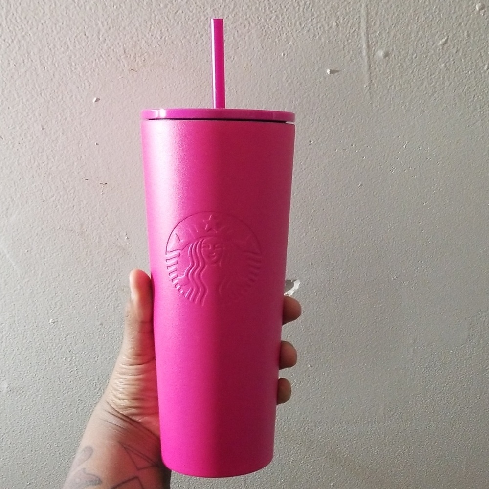 Hot Pink Starbucks Cup